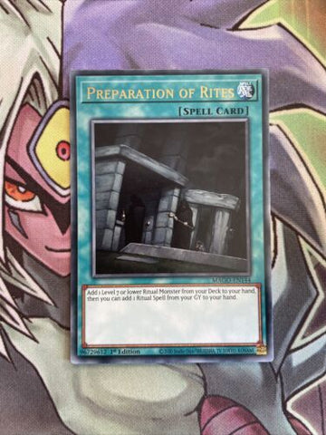 MAGO-EN144 Preparation Of Rites Gold Rare 1st Edition NM Yugioh Card