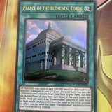 FLOD-EN060 PALACE OF THE ELEMENTAL LORDS Ultra Rare 1st Edition YuGiOh Card