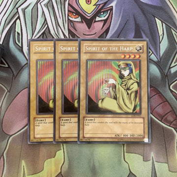 LOB-E061 x3 Spirit of the Harp Rare Excellent Condition Yugioh