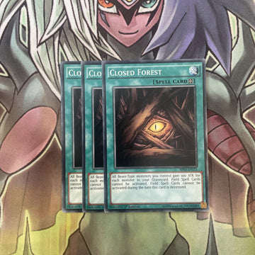 BP03-EN171 x3 Closed Forest Common Excellent Condition Yugioh