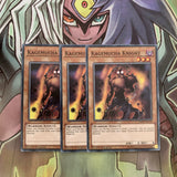 LEHD-ENC10 x3 Kagemucha Knight Common Excellent Condition Yugioh