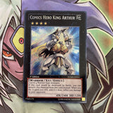 NUMH-EN041 Comics Hero King Arthur Secret Rare 1st Edition NM Yugioh Card