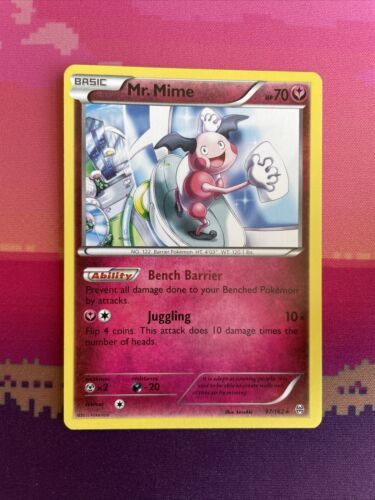 Pokemon Card Mr. Mime Breakthrough Rare 97/162 Near Mint