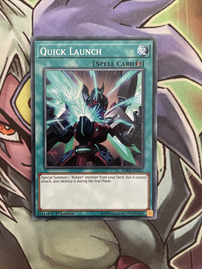 SDRR-EN025 Quick Launch Common 1st Edition NM Yugioh Card