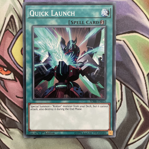 SDRR-EN025 Quick Launch Common 1st Edition NM Yugioh Card
