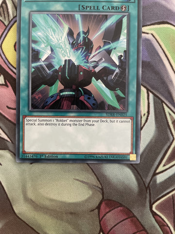 SDRR-EN025 Quick Launch Common 1st Edition NM Yugioh Card (back)
