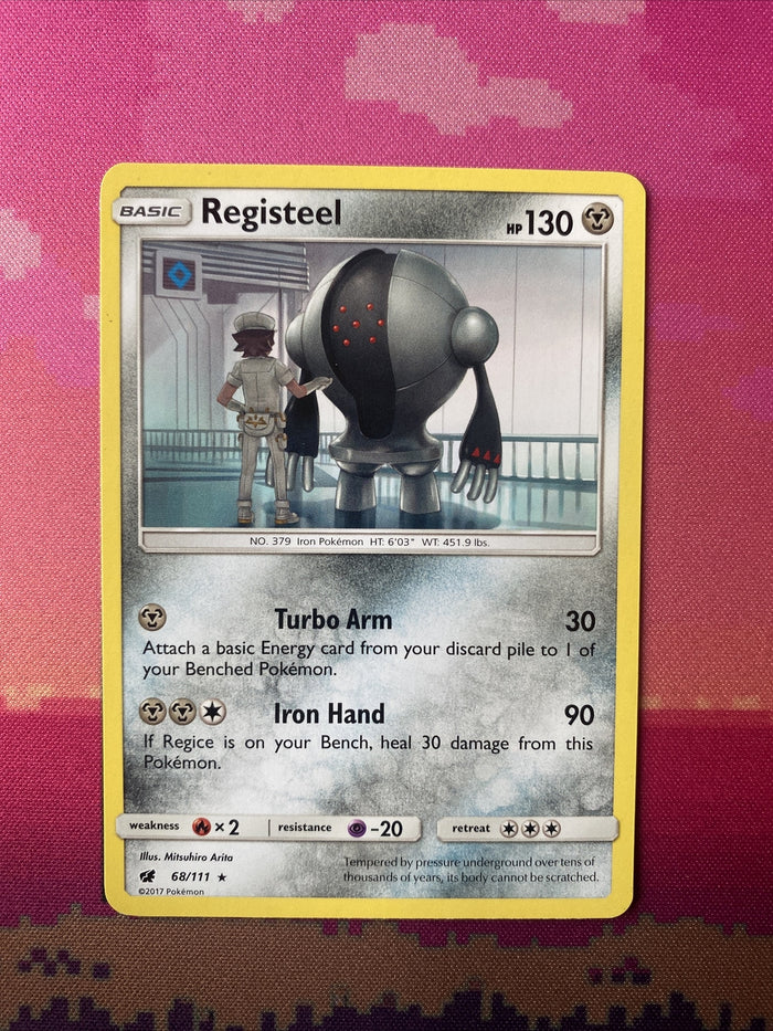 Pokemon Card Registeel Crimson Invasion Rare 68/111 Near Mint