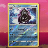 Pokemon Card Cloyster Sun And Moon Reverse Holo Rare 34/149 NM