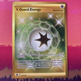 Pokemon Card V Guard Energy 215/195 Secret Rare Silver Tempest NM