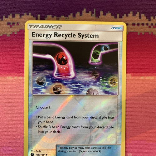 Pokemon Card Energy Recycle System Celestial Storm Reverse Holo 128/168 NM