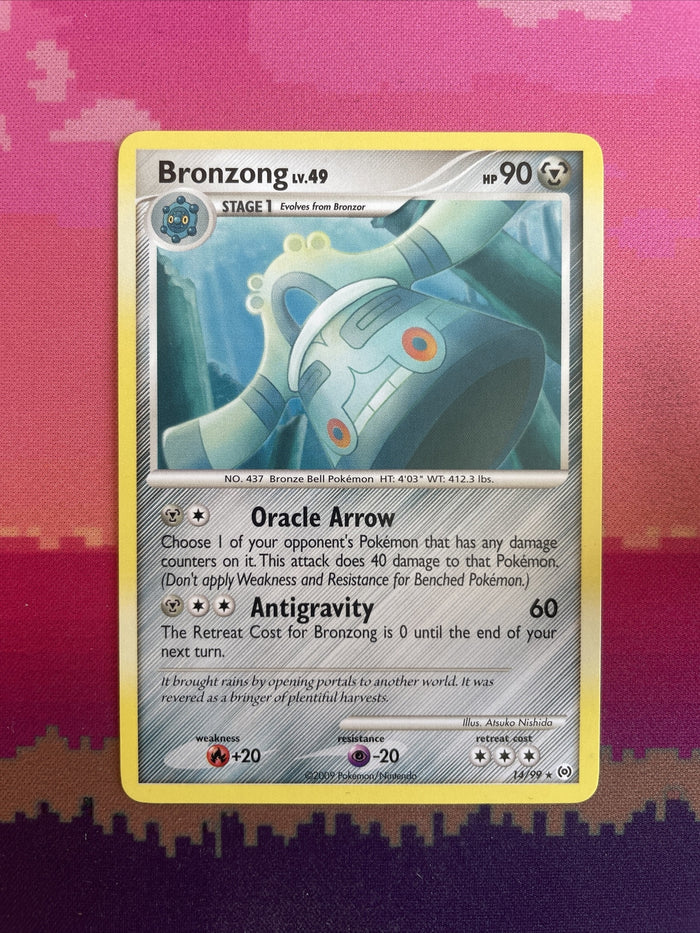 Pokemon Card Bronzong Arceus Rare 14/99 Near Mint