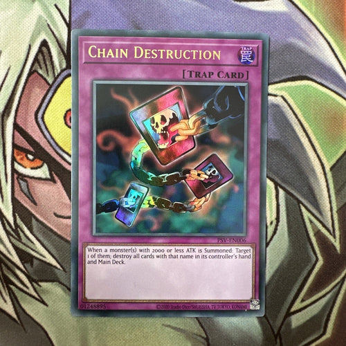 PSV-EN006 Chain Destruction Ultra Rare Unlimited Edition NM Yugioh Card