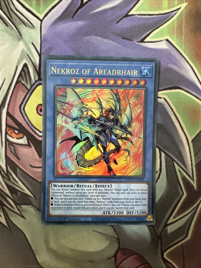 GFTP-EN008 Nekroz Of Areadbhair Ultra Rare 1st Edition NM Yugioh Card