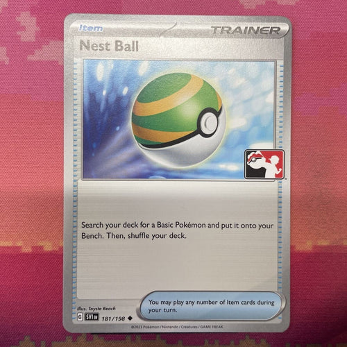 Pokemon Card Nest Ball Prize Pack Uncommon 181/198 NM