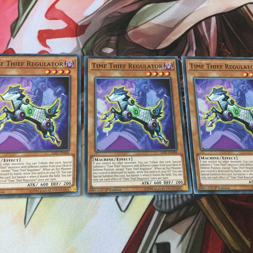 SAST-EN084 3 X TIME THIEF REGULATOR SAVAGE STRIKE 1ST E Yugioh