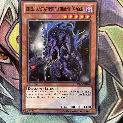 BP02-EN104 Interplanetarypurplythorny Dragon Mosaic 1st Edition NM Yugioh Card