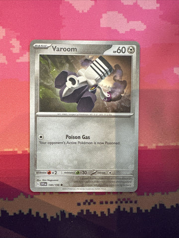 Pokemon Card Varoom MISPRINT FADED 140/198 Near Mint