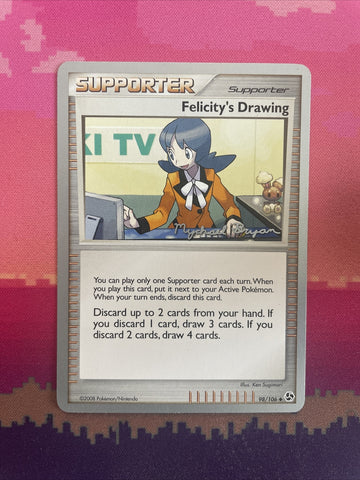 Pokemon Card Felicity's Drawing Great Encounters World Championships 98/106 NM
