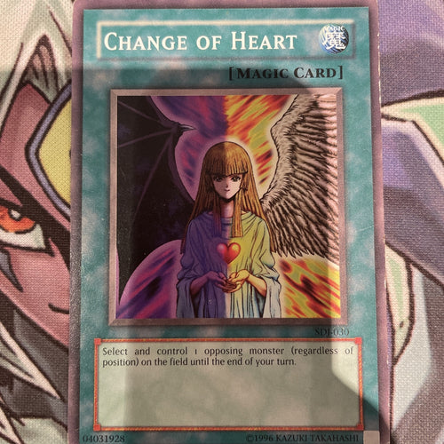 SDJ-030 Change Of Heart Common Varying Editions Excellent Yugioh Card