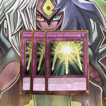 MVP1-ENG31 x3 Spiritual Swords of Revealing Light Gold Rare Excellent Yugioh