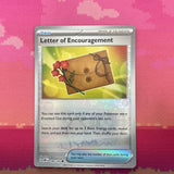 Pokemon Card Letter Of Encouragement MISPRINT HOLO + REVERSE In ONE Obsidian