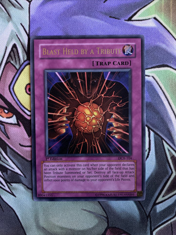 DCR-104 Blast Held By Tribute Ultra Rare 1st Ed Yugioh Card NM
