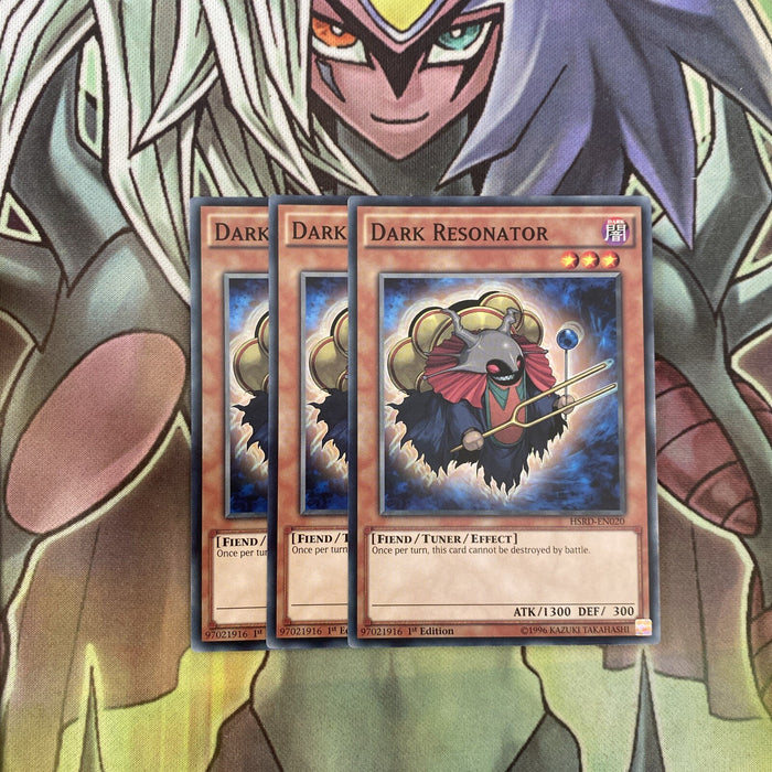 HSRD-EN020 x3 Dark Resonator Common Excellent Condition Yugioh