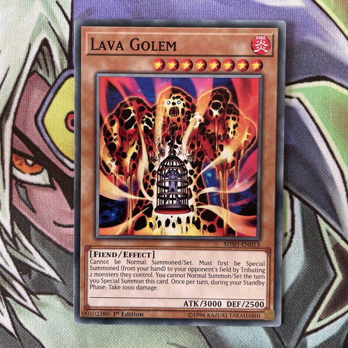 SDSH-EN013 Lava Golem Common 1st Edition Near Mint YuGiOh Card