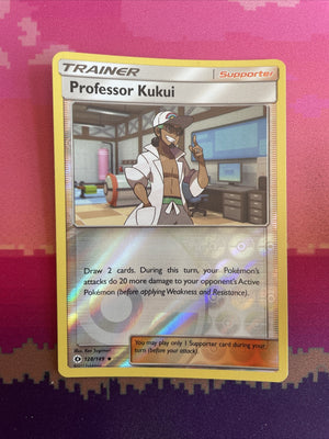 Pokemon Card Professor Kukui Sun & Moon Reverse Holo Uncommon 128/149 NM