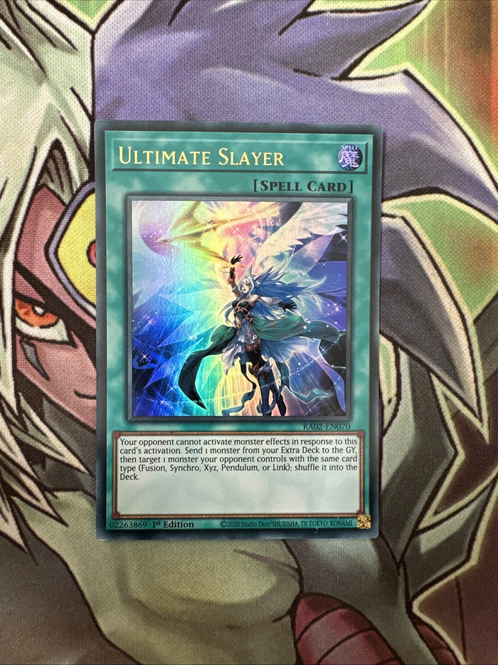 RA02-EN070 Ultimate Slayer Ultra Rare 1st Edition NM Yugioh Card