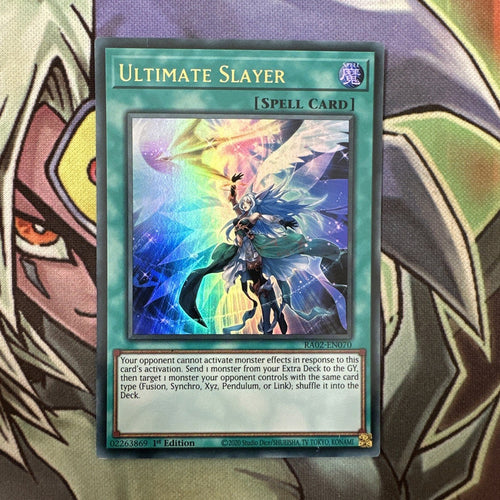 RA02-EN070 Ultimate Slayer Ultra Rare 1st Edition NM Yugioh Card
