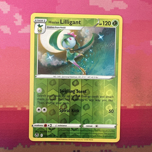 Pokemon Card Hisuian Lilligant Silver Tempest Reverse Holo 010/195 Near Mint