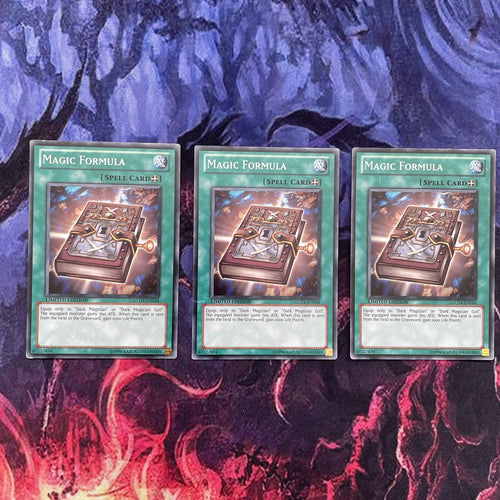 GLD4-EN044 x3 Magic Formula common LIMITED EDITION playset Yugioh