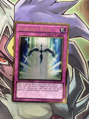 GLD5-EN052 Starlight Road Gold Rare Limited Edition NM Yugioh Card