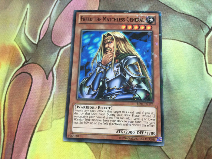 BP01-EN123 x1 Freed the Matchless General  - Starfoil Rare - 1st Edition Yugioh