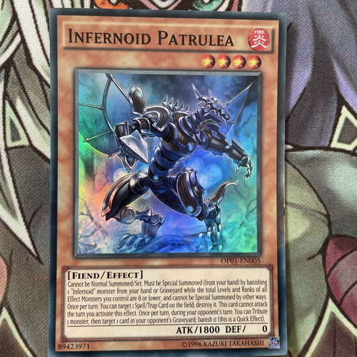 OP01-EN005 Infernoid Patrulea - Super Rare NM Yugioh Card