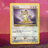 Pokemon Card Meowth Jungle Common 56/64 Near Mint