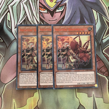 LDS3-EN050 x3 Ascator, Dawnwalker Varying Colours Ultra Excellent Cond Yugioh
