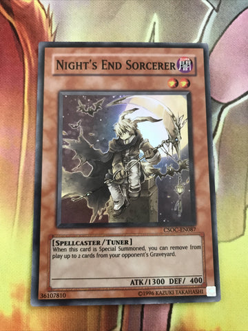 CSOC-EN087 Night's End Sourcerer Super Rare / Near Mint Yugioh