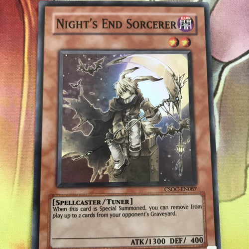 CSOC-EN087 Night's End Sourcerer Super Rare / Near Mint Yugioh