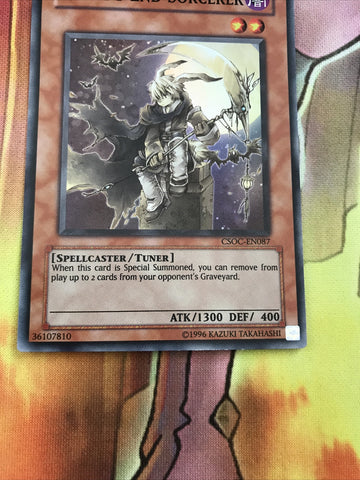 CSOC-EN087 Night's End Sourcerer Super Rare / Near Mint Yugioh (back)