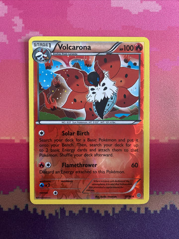 Pokemon Card Volcarona Lost Origin Reverse Holo Rare 17/98 Near Mint
