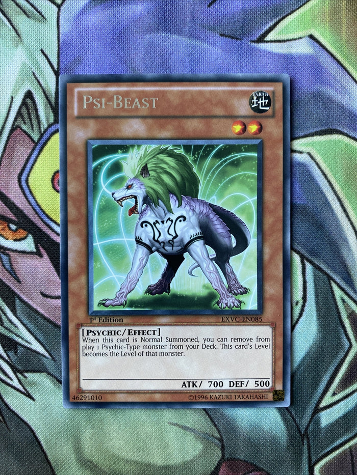EXVC-EN085 Psi Beast Rare 1st Edition NM Yugioh Card