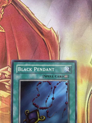 MRL-E003 Black Pendant 1st Edition Super Rare Yugioh Card Magic Ruler LP (back)