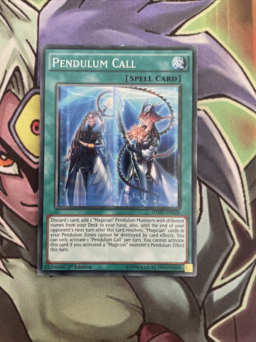 SDMP-EN026 Pendulum Call Common 1st Edition NM Yugioh Card