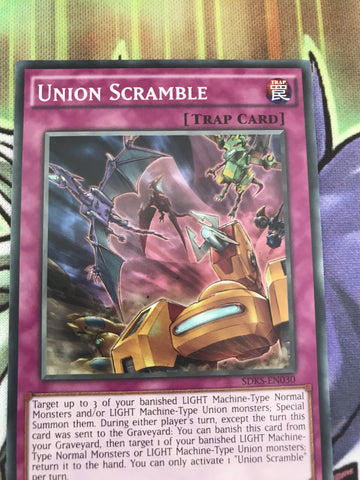 SDKS Union Scramble Common Yugioh (back)