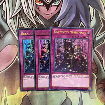 BLRR-EN104 x3 Unending Nightmare Ultra Rare Excellent Condition Yugioh