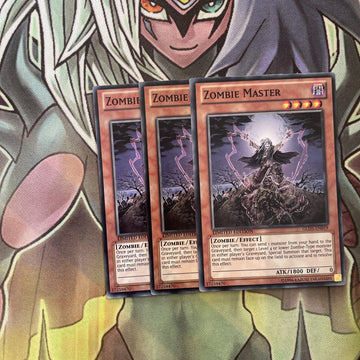 GLD5-EN019 x3 Zombie Master Common Excellent Condition Yugioh