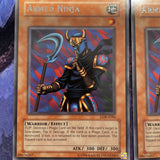 LOB-E086 x3 Armed Ninja Unlimited Rare (VG) Yugioh