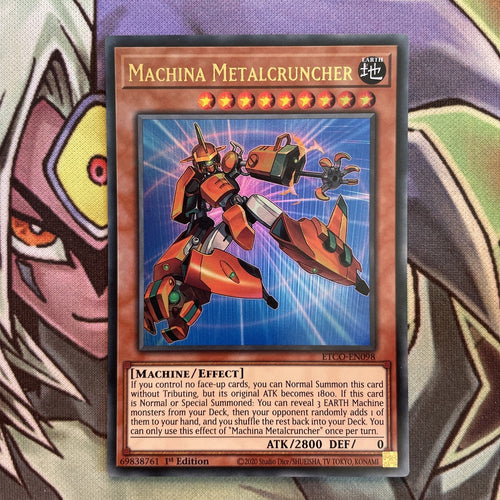ETCO-EN098 Machina Metalcruncher Ultra Rare 1st Edition NM Yugioh Card